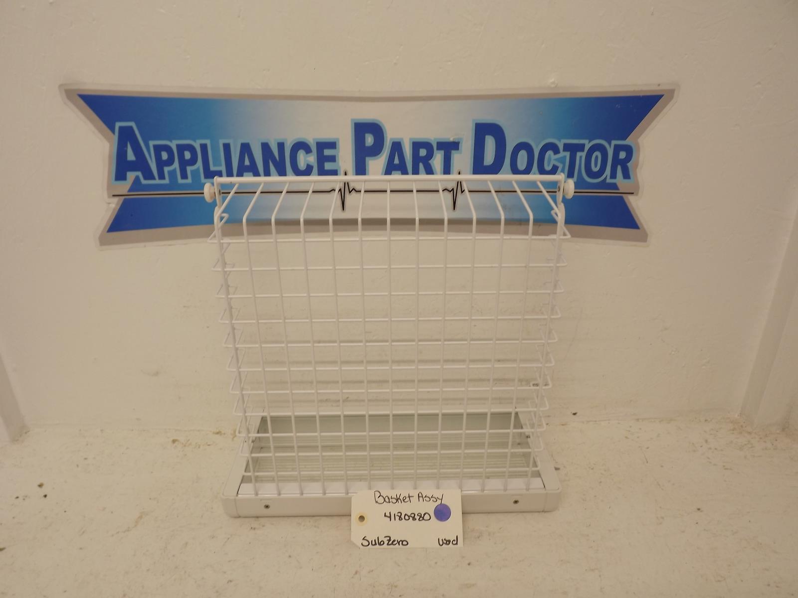 SubZero Refrigerator 4180880 Model #590 Basket Assy Used SubZero Refrigerator 4180880 Model #590 Basket Assy Used